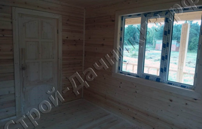 4 Брусовой дом ОД-8, 7×9, 63 м², Ленингрдаская область, Лужский район, Посёлок Мшинская (7)